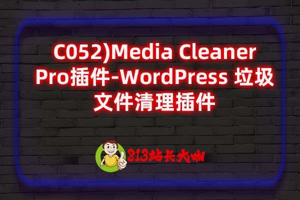 C052)Media Cleaner Pro插件-WordPress 垃圾文件清理插件