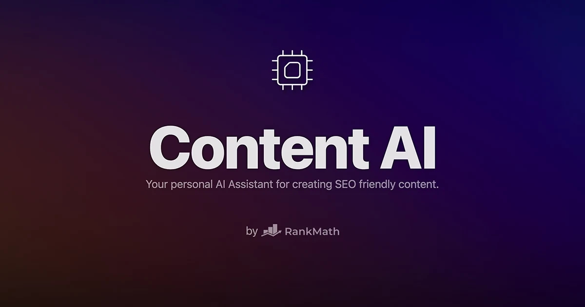 第一个使用 AI 的 WordPress SEO 插件 – Rank Math